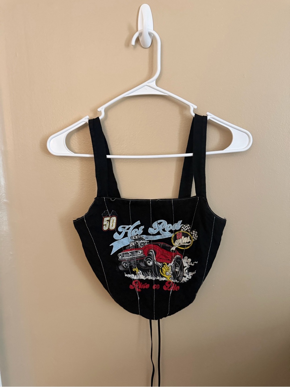 Forever 21 Black 'Hot Rod' Graphic One-Piece
